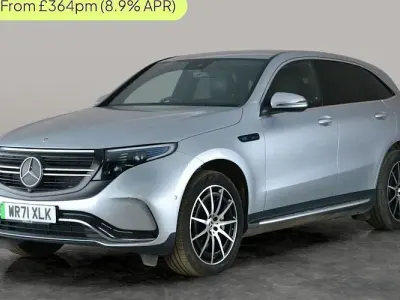 Begagnad Mercedes EQC400 AMG line 300 kW (408 HK) 2022 Silver SUV