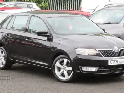 Used Skoda Rapid Elegance 90 HP (66 kW) 2014 Black Hatchback