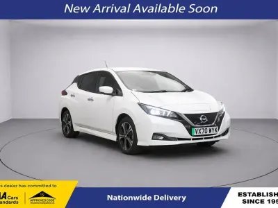 Używany Nissan Leaf N-Connecta 110 kW (150 KM) 2020 Biały Hatchback