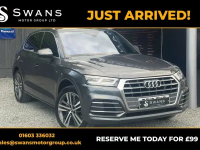 Used Audi Q5 S-Line 190 HP (139 kW) 2018 Grey SUV