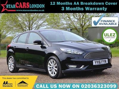 Used Ford Focus Titanium 2016 Black Hatchback