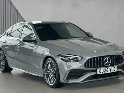 Used Mercedes C43 AMG Premium 421 HP (309 kW) 2025 Manufaktur alpine grey solid