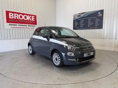 Used Fiat 500 Lounge 69 HP (50 kW) 2019 Grey Hatchback