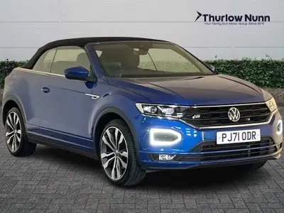 Begagnad VW T-Roc R-line 150 HK (110 kW) 2022 Blå SUV