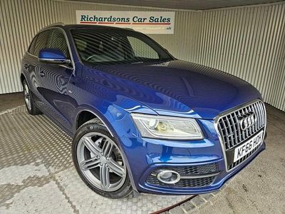 Used Audi Q5 S-line plus 190 HP (139 kW) 2016 Blue SUV