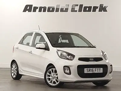 Used Kia Picanto 84 HP (61 kW) 2016 White Hatchback