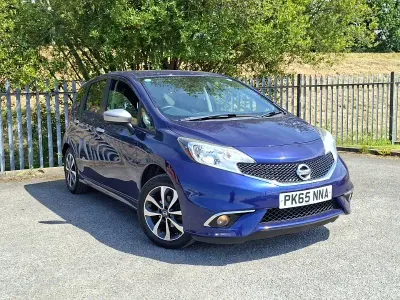 Used Nissan Note N-TEC 80 HP (58 kW) 2015 Blue Hatchback