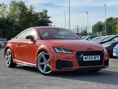 Used Audi TT S-Line 245 HP (180 kW) 2019 Orange Coupe