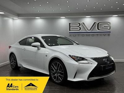 White Used 2016 Lexus RC300h Sport Line Coupe | £13,994 (Fair price)