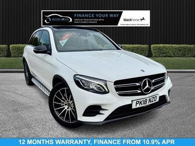 Used Mercedes GLC220 AMG Line Premium 170 HP (125 kW) 2018 White Estate