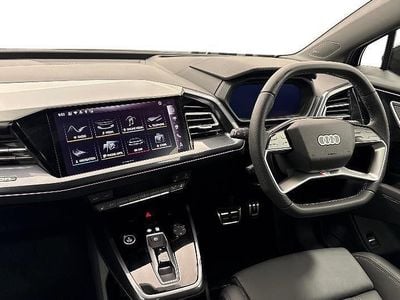 Used Audi Q4 e-tron Black Edition 210 kW (286 HP) 2025 Blue SUV