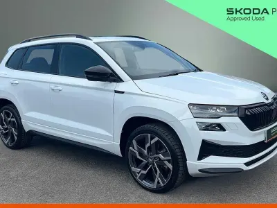 Used Skoda Karoq SportLine 150 HP (110 kW) 2025 White SUV