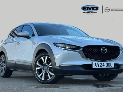 Begagnad Mazda CX-30 Exclusive-Line 186 HK (136 kW) 2024 Silver SUV