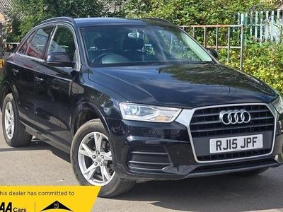 Black Used 2015 Audi Q3 Design SUV | £6,890 (Fair price)