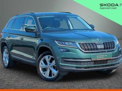 Used Skoda Kodiaq 110 HP (80 kW) 2018 Emerald green metallic SUV
