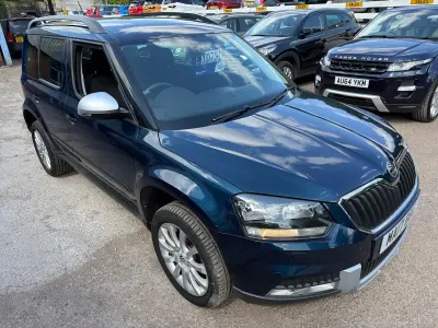 Used Skoda Yeti SE 110 HP (80 kW) 2017 Blue SUV
