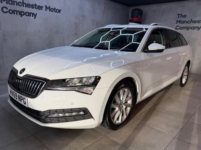 White Used 2020 Skoda Superb SE Technology Estate | £12,245 (Fair price)