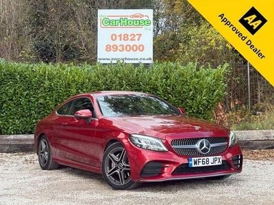 Red Used 2018 Mercedes C200 AMG line Coupe | £13,199 (Fair price)
