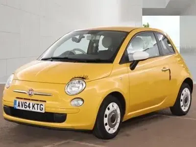 Used Fiat 500 S 69 HP (50 kW) 2014 Yellow Hatchback