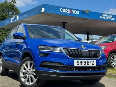 Used Skoda Karoq SE L 150 HP (110 kW) 2019 Blue SUV