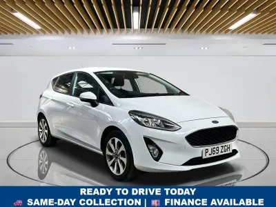 Used Ford Fiesta Trend 85 HP (62 kW) 2019 White Hatchback