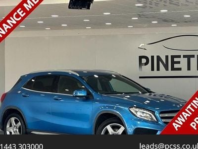 Used Mercedes GLA220 AMG line 170 HP (125 kW) 2015 Blue SUV