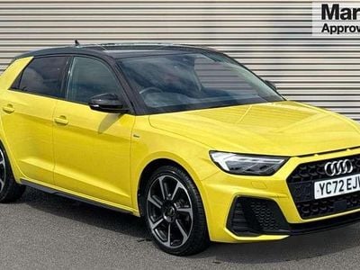 Yellow Used 2022 Audi A1 Black Edition Hatchback | £18,680 (Fair price)
