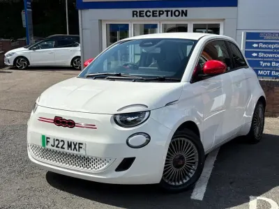 Used Fiat 500e Red 24 kW (33 HP) 2022 Hatchback