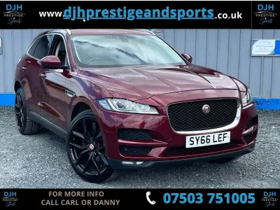 Used Jaguar F-Pace Prestige 180 HP (132 kW) 2016 Red SUV