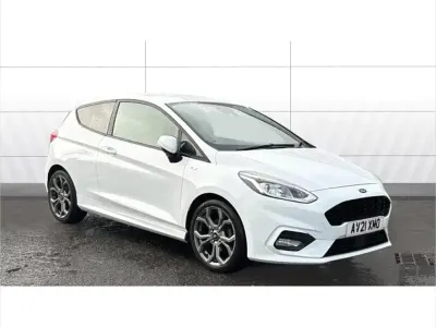 Used Ford Fiesta ST-Line 95 HP (69 kW) 2021 White Hatchback