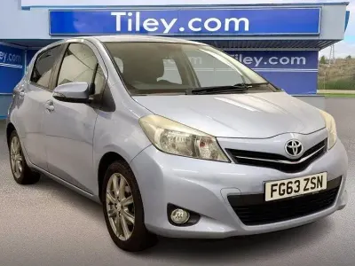 Begagnad Toyota Yaris SR 99 HK (72 kW) 2013 Blå Halvkombi