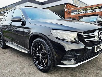 Black Used 2016 Mercedes GLC220 AMG Line Premium Estate | £15,495 (Fair price)