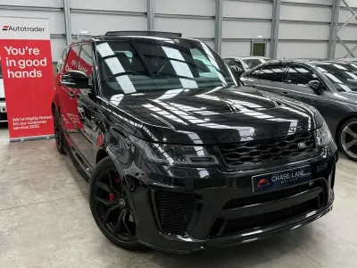Used Land Rover Range Rover Sport SVR 575 HP (422 kW) 2020 Black SUV
