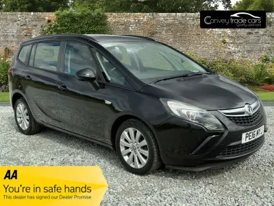 Used Vauxhall Zafira Tourer Design Edition 2016 Black MPV