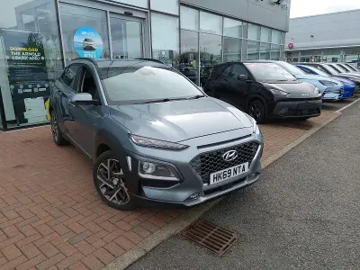Used Hyundai Kona Premium SE 141 HP (103 kW) 2019 Silver SUV
