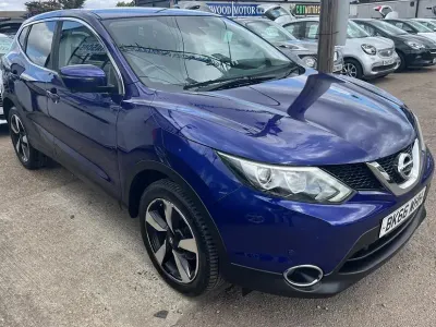Used Nissan Qashqai N-Connecta 110 HP (80 kW) 2016 Blue SUV