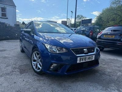 Begagnad Seat Ibiza FR 115 HK (84 kW) 2018 Blå Halvkombi