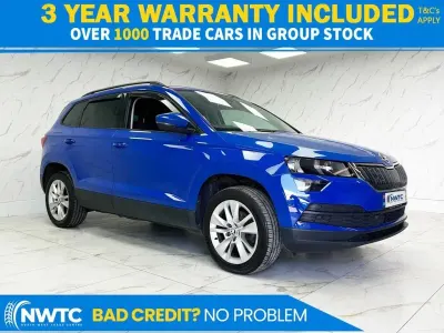Used Skoda Karoq SE Technology 115 HP (84 kW) 2019 Blue SUV