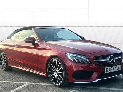 Used Mercedes C250 AMG Line Premium Plus 204 HP (150 kW) 2017 Red Cabriolet