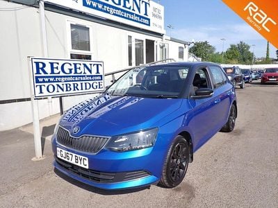 Used Skoda Fabia Colour Edition 95 HP (69 kW) 2017 Blue Hatchback