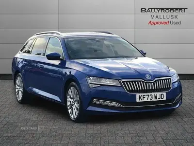 Used Skoda Superb SE L 150 HP (110 kW) 2024 Blue Estate