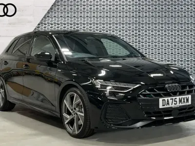 New Audi A3 Black Edition 150 HP (110 kW) 2025 Black
