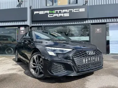 Usado Audi A3 Sportback Design 150 CV (110 kW) 2021 Negro Utilitario