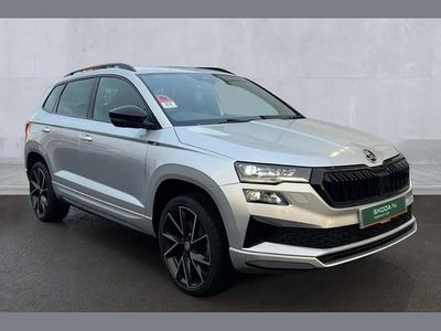 Used Skoda Karoq SportLine 147 HP (108 kW) 2023 Silver SUV