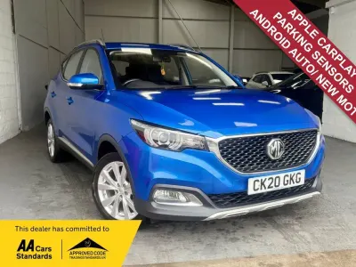 Used MG ZS Excite 106 HP (77 kW) 2020 Blue SUV