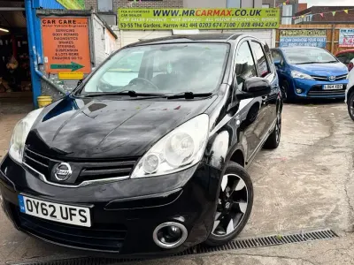 Used Nissan Note N-TEC 110 HP (80 kW) 2012 Black Hatchback