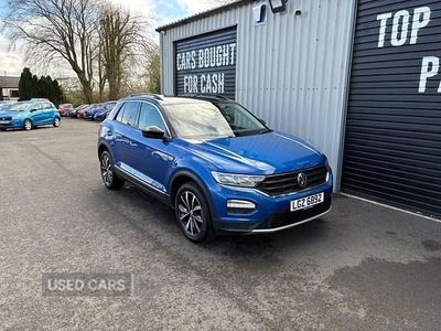 Used VW T-Roc Design 150 HP (110 kW) 2019 Blue SUV