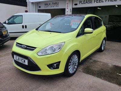 Lime yellow Used 2011 Ford C-MAX Titanium MPV | £3,950 (Expensive)