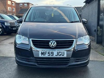 Used VW Touran SE 105 HP (77 kW) 2009 Black MPV