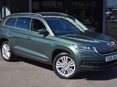 Begagnad Skoda Kodiaq SE L 150 HK (110 kW) 2020 Grön SUV